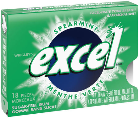 Excel Variety Pack 54-Pieces of Gum, 3 x 18ct {Imported from Canada}