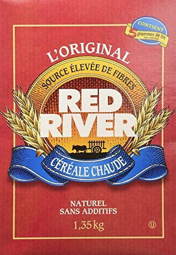 Red River Cereal, 47.6-Oz-1.35kg -Boxes (Pack of 12) {Imported from Canada}