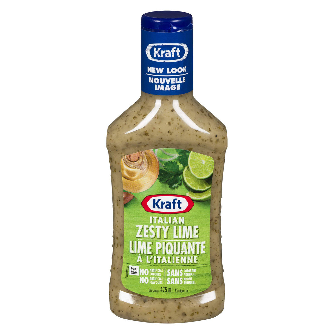 Kraft Italian Zesty Lime Dressing, 475mL/16 fl. oz., (Pack of 10) {Imported from Canada}