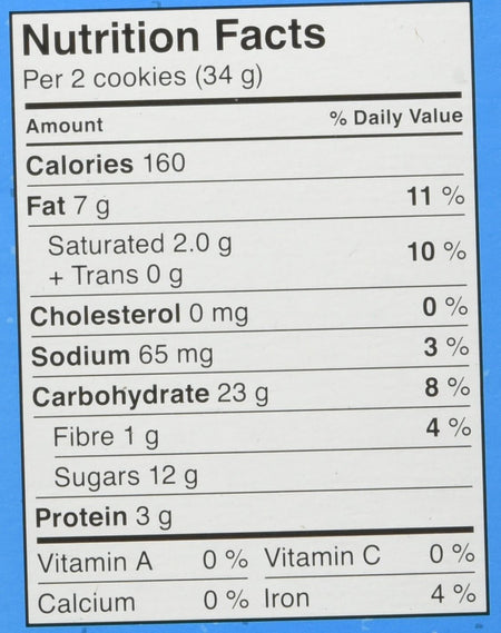 Christie Pirate Oatmeal Peanut Butter Cookies, 300g/10.6 oz., {Imported from Canada}