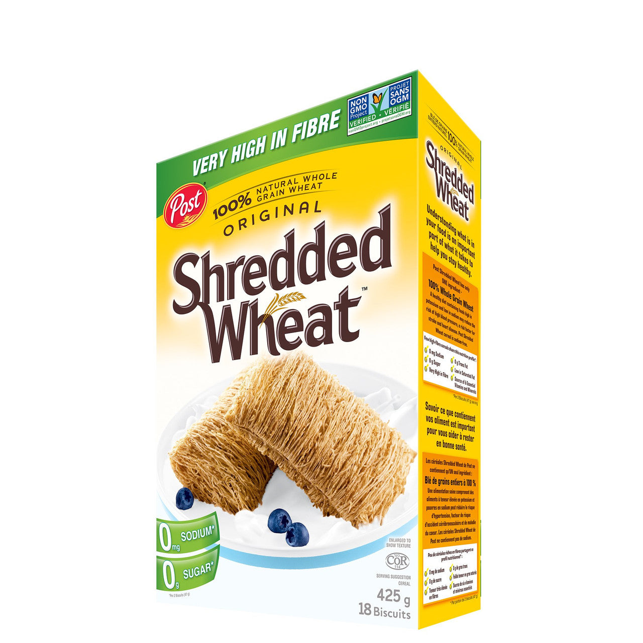 Post Shredded Wheat, Big Biscuit, 425g/15oz., {Imported from Canada}