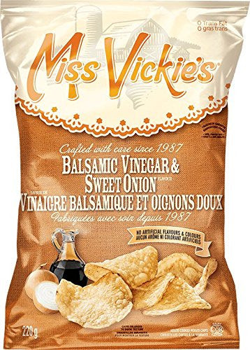 Miss Vickie's Chips, Balsamic Vinegar & Sweet Onion, 220g/7.8oz {Canadian}