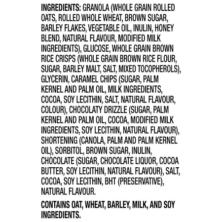 Quaker Chewy Caramel & Chocolate, 6 Bar Pack (Pack of 12) {Imported from Canada}