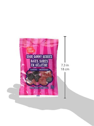 Lady Sarah Sour Gummy Berries, 120g/4.2oz., {Imported from Canada}