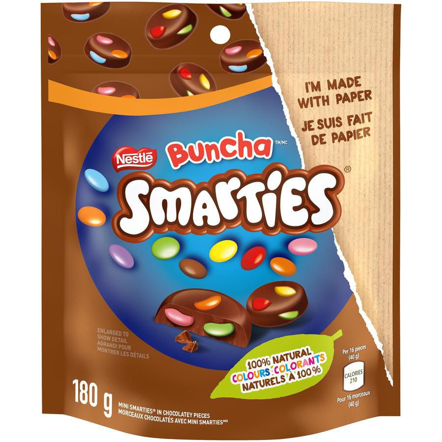 Nestle Buncha Smarties Bag,  180g/6.3 oz., {Imported from Canada}