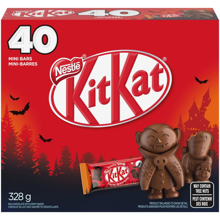Nestle Kit Kat Halloween Scary Friends Chocolate, 40ct, 328g/11.5 oz. {Imported from Canada}