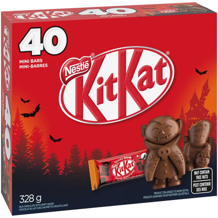 Nestle Kit Kat Halloween Scary Friends Chocolate, 40ct, 328g/11.5 oz. {Imported from Canada}