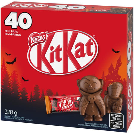 Nestle Kit Kat Halloween Scary Friends Chocolate, 40ct, 328g/11.5 oz. {Imported from Canada}