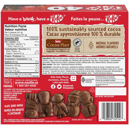 Nestle Kit Kat Halloween Scary Friends Chocolate, 40ct, 328g/11.5 oz. {Imported from Canada}