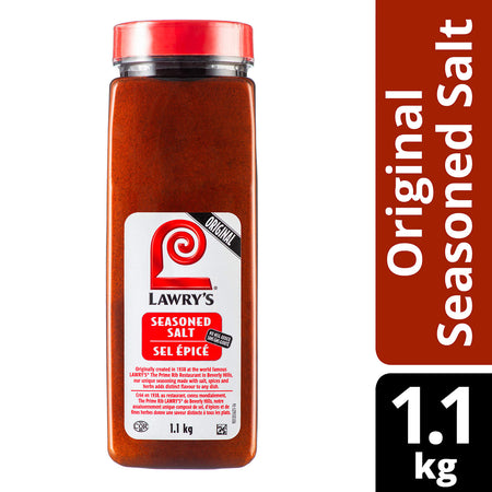 Lawry's, The Original Seasoned Salt, 1.1kg/2.4lbs., {Imported from Canada}