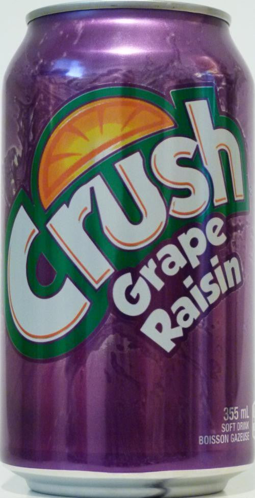 Crush Grape Drink Cans 355ml 12floz  (12pk) {Imported from Canada}
