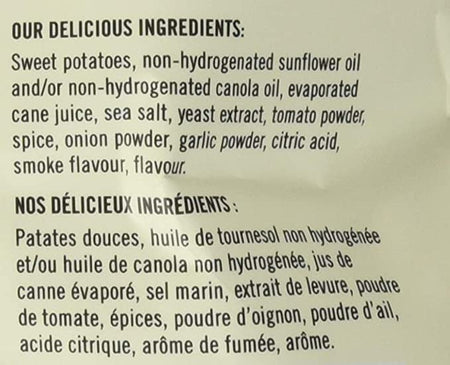 Hardbite Smokin' Sweet Spud, BBQ Flavored Sweet Potato Chips, 150g/5.3oz., {Imported from Canada}