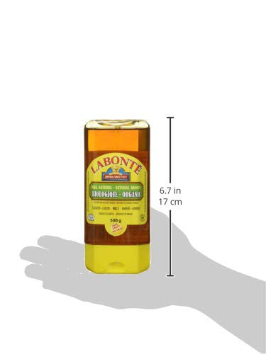 Labonte, Organic Liquid Honey, 500g/17.6oz., {Imported from Canada}