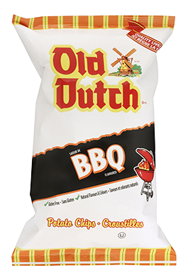Old Dutch Potato Chips BBQ 255g {Imported from Canada}