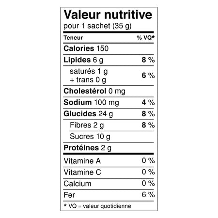 Nature Valley Oatmeal Squares Banana Bread & Dark Chocolate, 5-Count, 175 Gram {Imported from Canada}