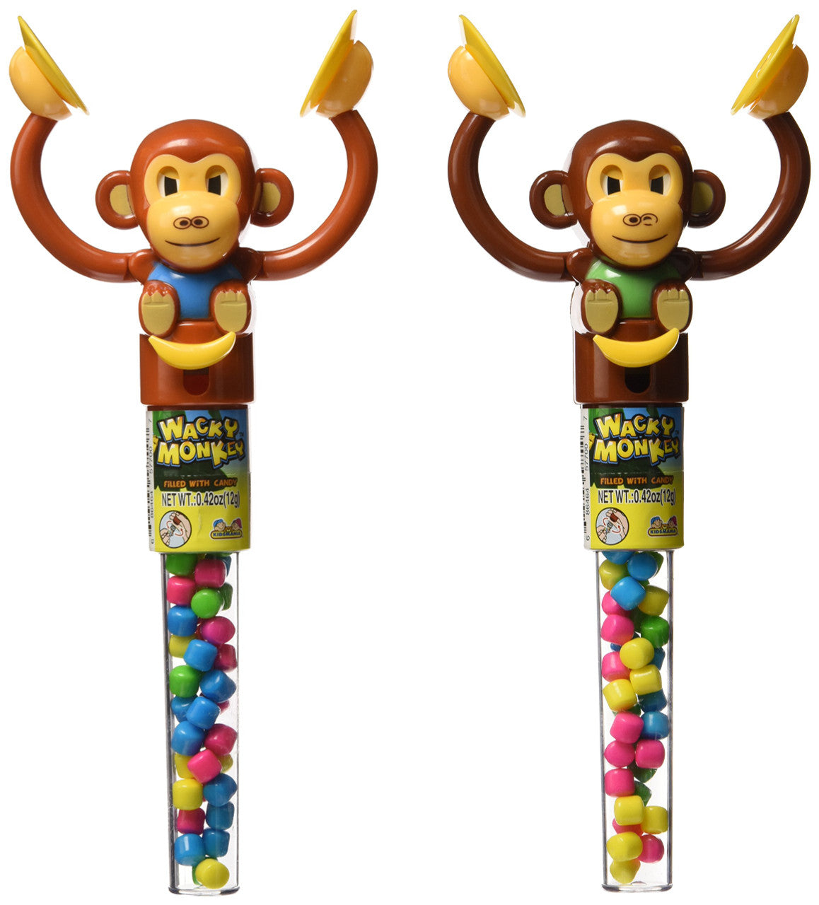 Kidsmania Candy Filled Wacky Monkeys 12 Count Box {Imported from Canada}