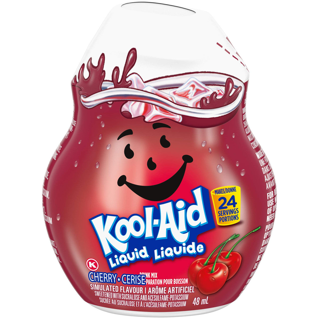 Kool-Aid Liquid Drink Mix, Cherry, 48mL (Pack of 12), {Imported from Canada}