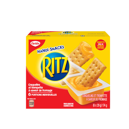 Christie Ritz Handi-Snacks Cheese & Crackers, 174g/6.1 oz {Imported from Canada}