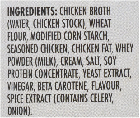 Campbell's Low Fat Cream of Chicken Soup, 284ml/9.6 fl oz., {Imported from Canada}
