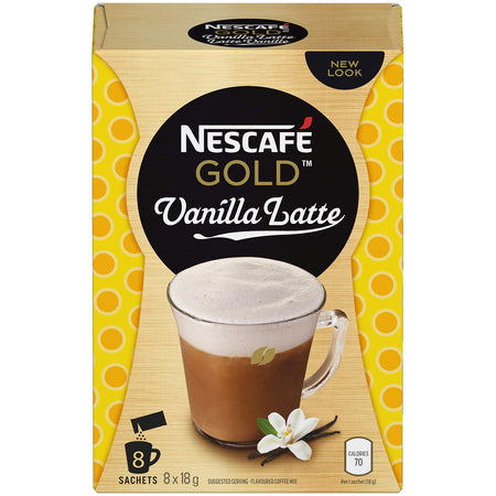Nescafe Cappuccino Vanilla, 8ct Box /18g/ (6pk) {Imported from Canada}