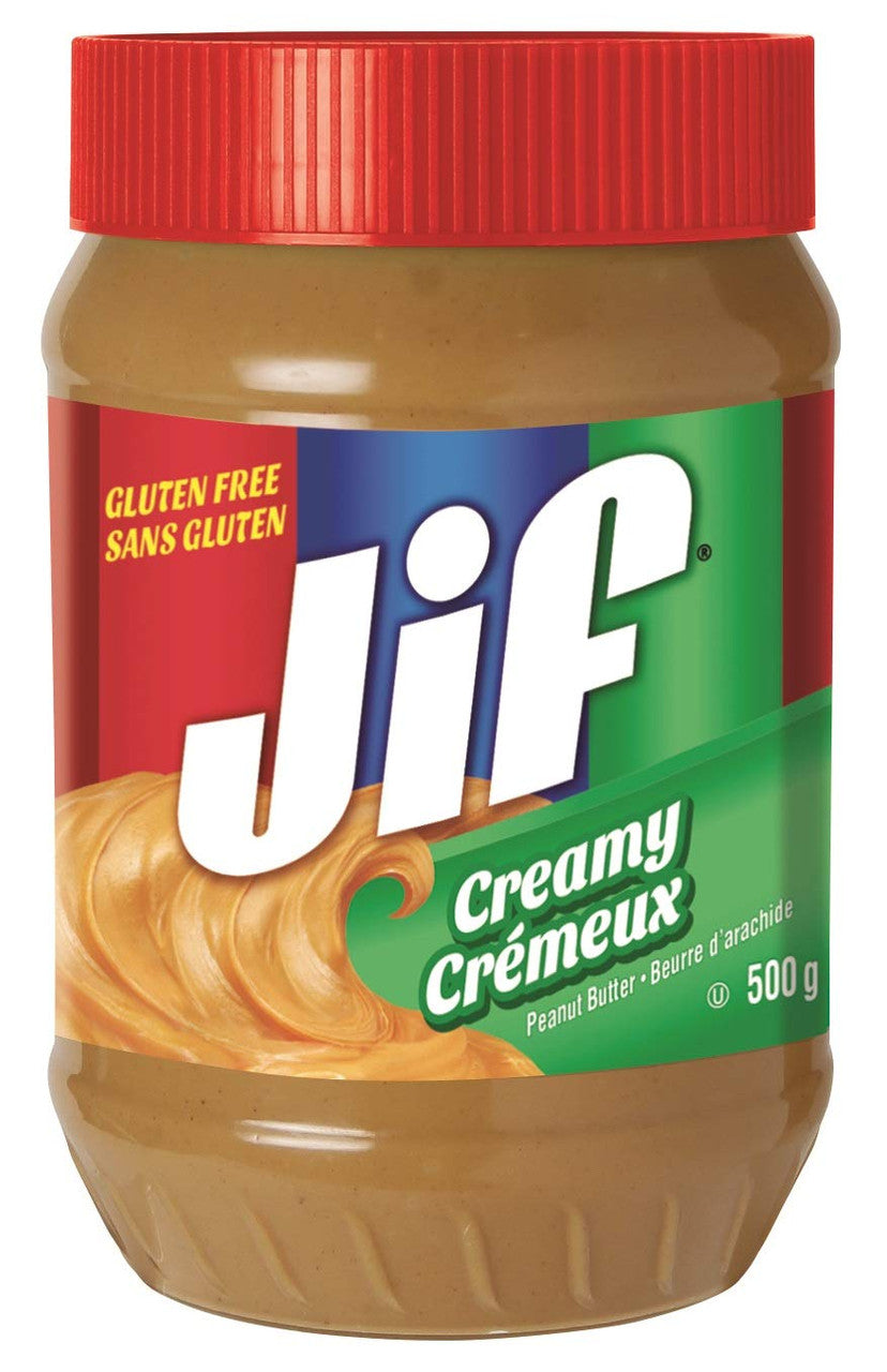 Jif Creamy Peanut Butter 500g/17.6oz. (Imported from Canada)