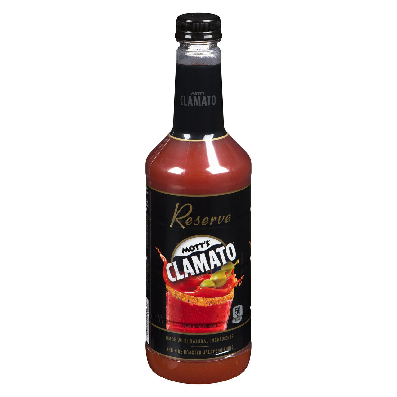 Mott's Clamato Reserve, Tomato Clam Caesar Cocktail, 1 L/35 fl.oz. Bottle {Imported from Canada}