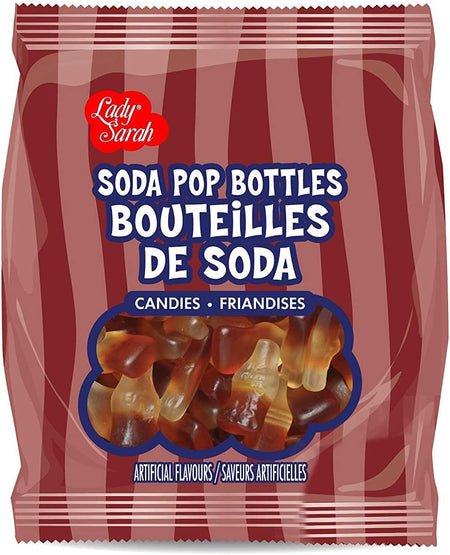 Lady Sarah, Soda Pop Bottles Gummies, 120g/4.2oz. Per Bag, {Imported from Canada}