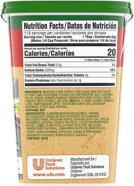 Knorr Demi-Glace Sauce Mix, 795g/28 oz., Canisters (2pk) {Canadian}