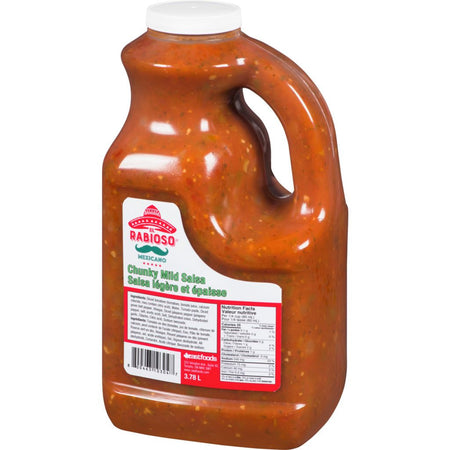 El Rabioso Chunky Mild Salsa, 3.78l/ 1 Gallon {Imported from Canada}