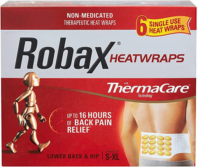 Robax heatwraps Pack of 6 {Imported from Canada}
