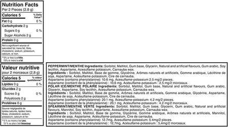 Excel Variety Pack 54-Pieces of Gum, 3 x 18ct {Imported from Canada}