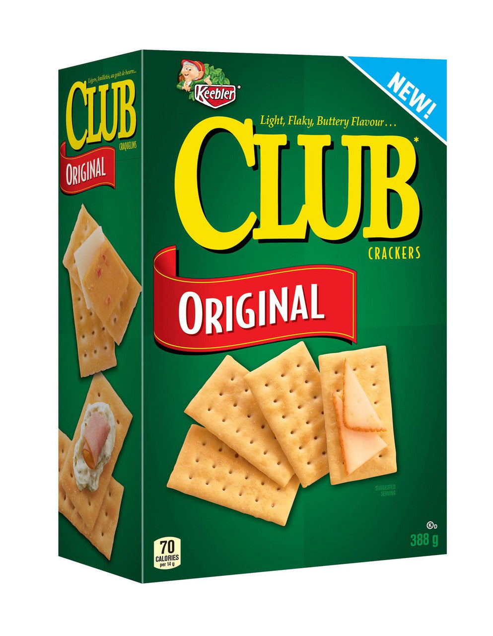 Keebler Club Cracker Original, 388g/13.7oz., {Imported from Canada}