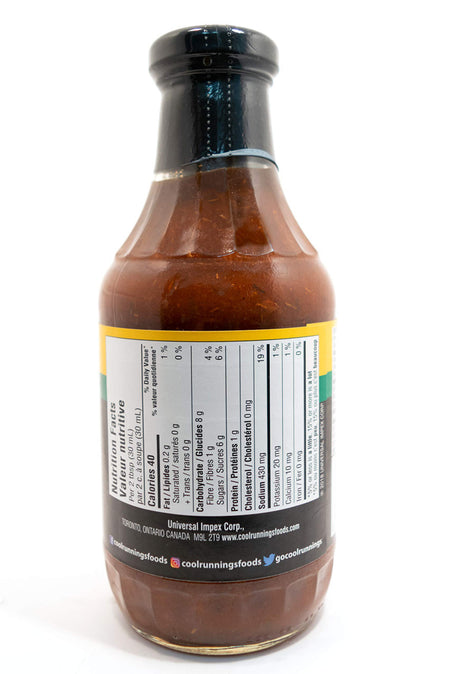 Cool Runnings Jerk BBQ Sauce, 465ml/15.7 oz., {Imported from Canada}