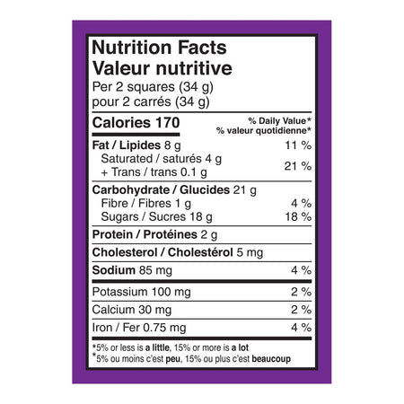 Snickers Peanut Brownie Caramel Chocolate Squares, Bag, 136g/4.8 oz., {Imported from Canada}