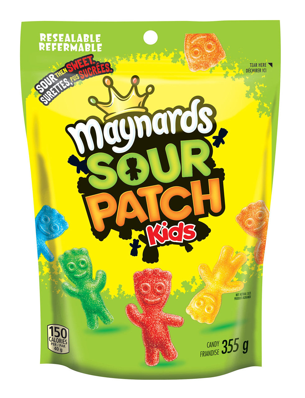 Maynards Gummy Sour Patch Kids , 355g/12.5 oz., (8 Pack) {Imported from Canada}