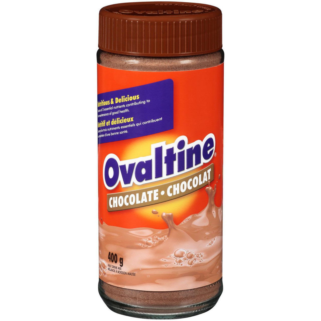Ovaltine Chocolate Malt Drink Mix, 400g/14.1 oz., {Imported from Canada}