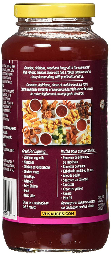 VH Cherry Dipping Sauce, 341ml/11.5oz, Jar, {Imported from Canada}