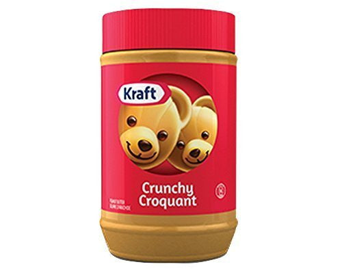 Kraft Peanut Butter, Crunchy Peanut Butter, 1kg/2.2 lbs. {Imported from Canada}