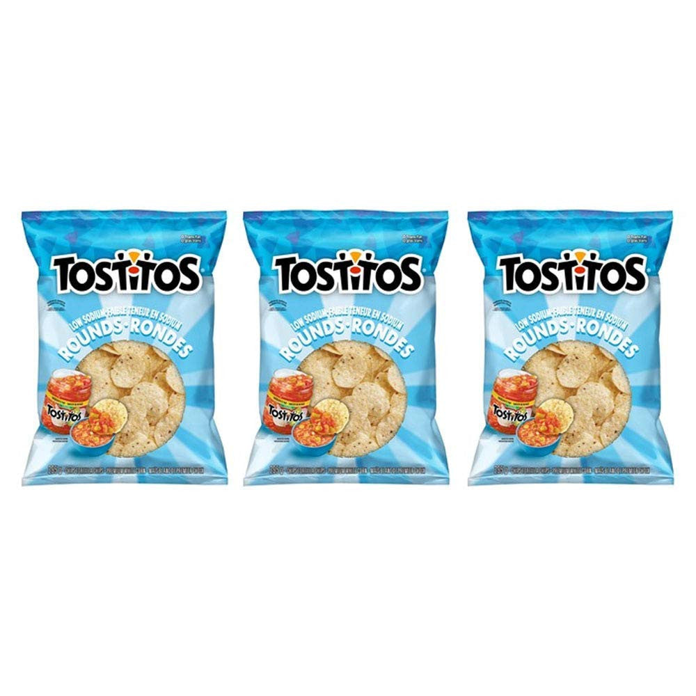 Tostitos Low Sodium Tortilla Chips 295g/10.4oz, 3-Pack {Imported from Canada}