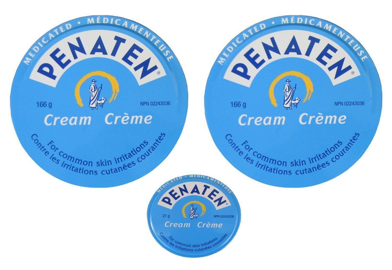 Penaten Medicated Cream 2x166g 5.86oz +27g(0.95oz) Diaper Rash {Canadian}