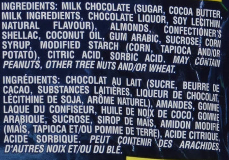 Planters Chocolate Covered Almonds, 200g/7.1oz., 12pk, {Imported from Canada}