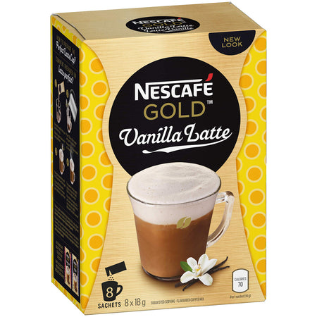 Nescafe Cappuccino Vanilla, 8ct Box /18g/ (6pk) {Imported from Canada}