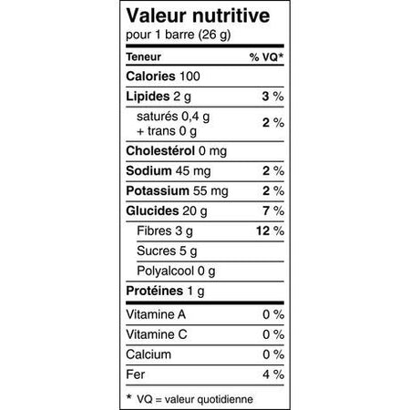Quaker Chewy Peach Fruit Crumble Granola Bars, 6 Bars, 156g/5.5oz, (Imported from Canada)