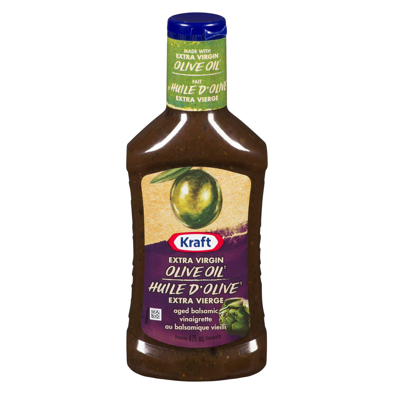 Kraft Aged Balsamic Vinaigrette with Extra Virgin Olive Oil, 475mL/16oz., {Imported from Canada}