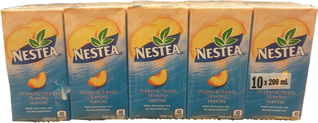 Nestea Peach Flavoured Iced Tea (10pk) 200ml/6.7 oz. {Imported from Canada}