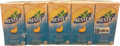 Nestea Peach Flavoured Iced Tea (10pk) 200ml/6.7 oz. {Imported from Canada}