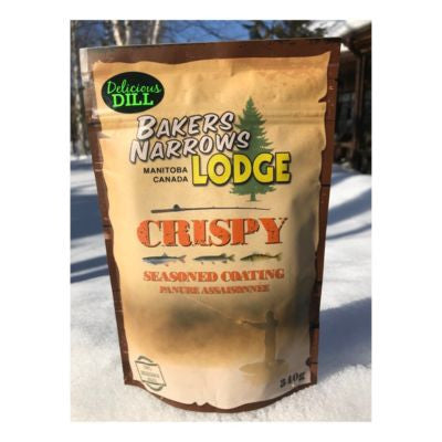 Bakers Narrows Lodge Crispy Fish Seasoned Coating Delicious Dill 340g/12oz.(Imported from Canada)