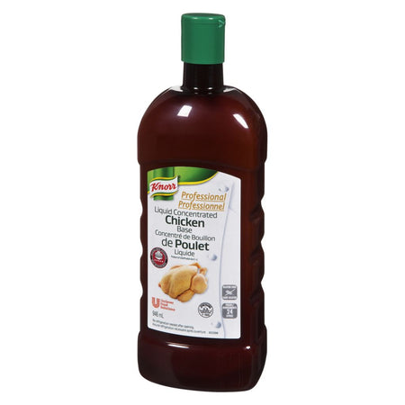 KNORR Liquid Concentrated Base, Chicken, 946 mL/32 fl.oz., {Imported from Canada}