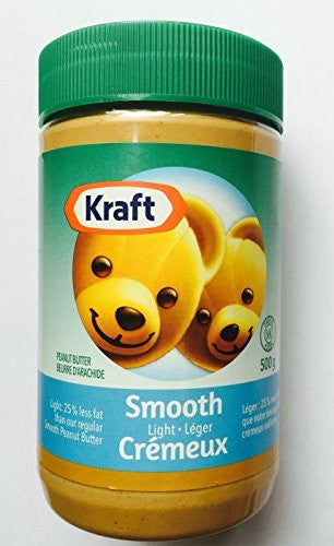 Kraft Smooth Light (25%less Fat) Peanut Butter 500g/17.6 oz. {Imported from Canada}