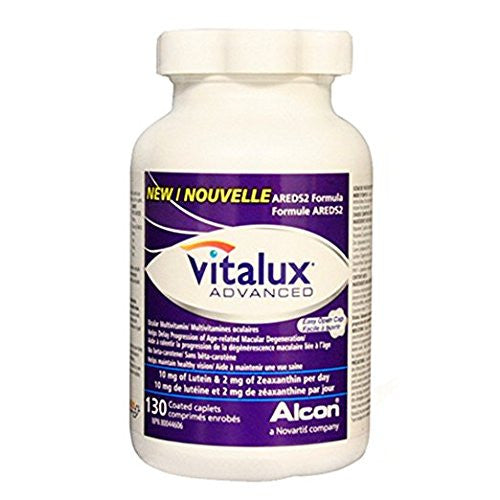 Vitalux Advanced Ocular Vitamin, 130 caplets {Imported from Canada}